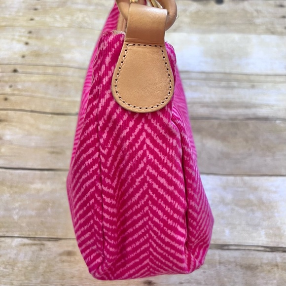Lilly Pulitzer Pink Chevron Print Handbag - Picture 6 of 10